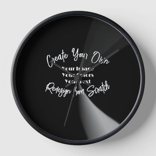 Create Your Own Custom Personalized Clock (Front)