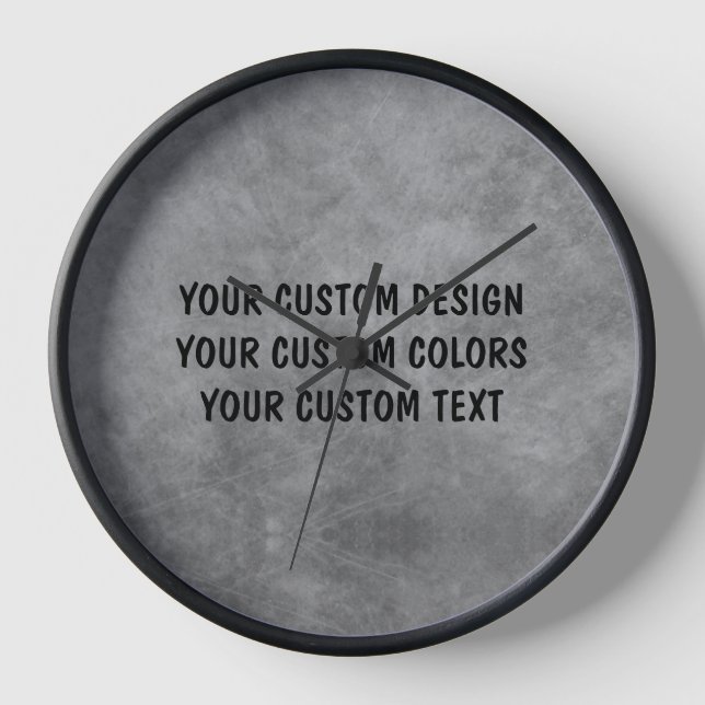 Create Your Own Custom Personalized Clock (Front)