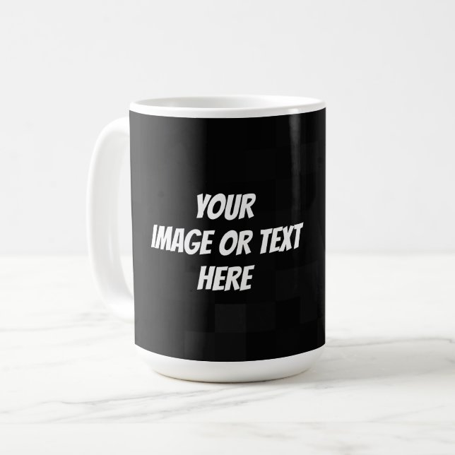 Create Your Own Custom Personalized Coffee Mug (Front Left)