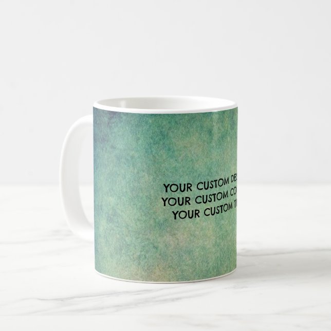 Create Your Own Custom Personalized Coffee Mug (Front Left)