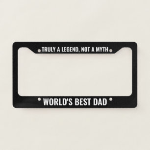 Create Your Own Custom Personalized DAD License Plate Frame