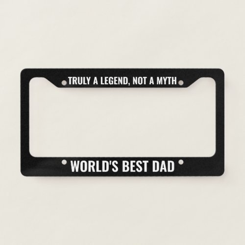 Create Your Own Custom Personalized DAD License Plate Frame
