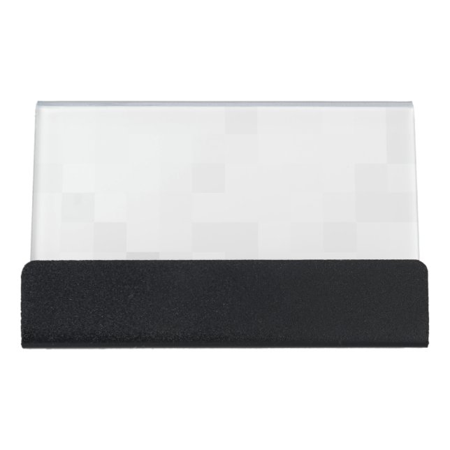 Create Your Own Custom Personalized Desk Business Card Holder (Front)