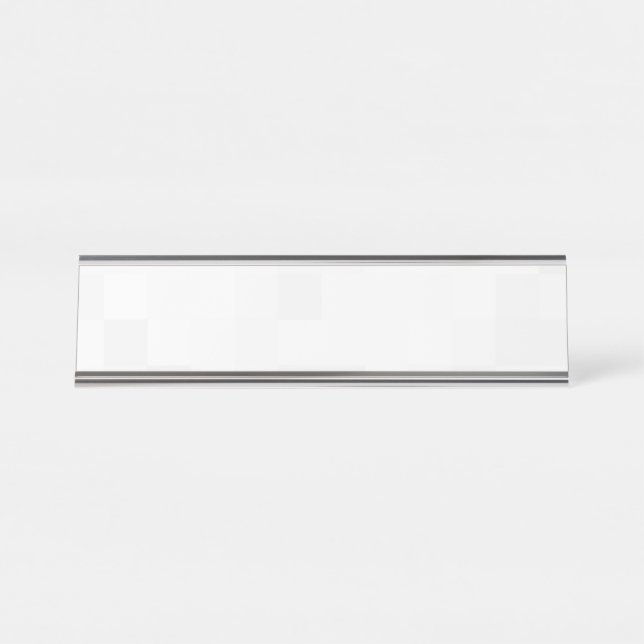 Create Your Own Custom Personalized Desk Name Plate (Front)