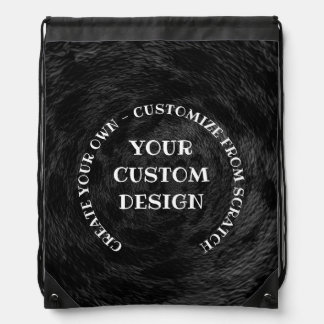Create Your Own Custom Personalized Drawstring Bag