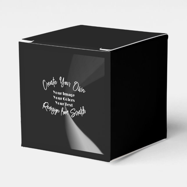 Create Your Own Custom Personalized Favor Boxes (Front Side)