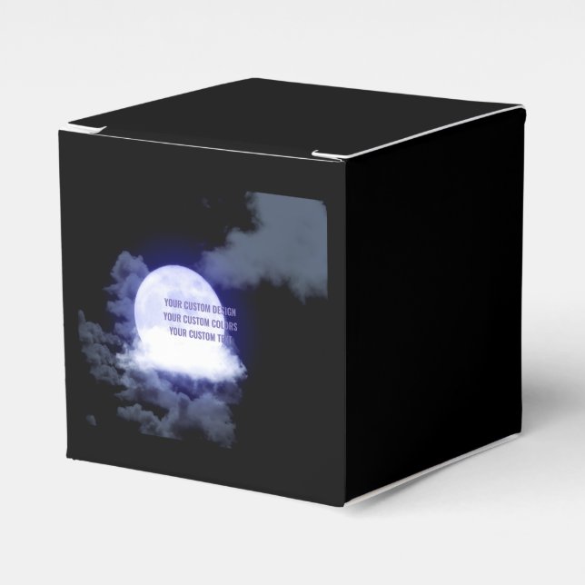 Create Your Own Custom Personalized Favor Boxes (Front Side)