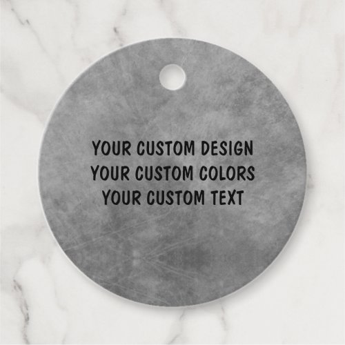 Create Your Own Custom Personalized Favor Tags