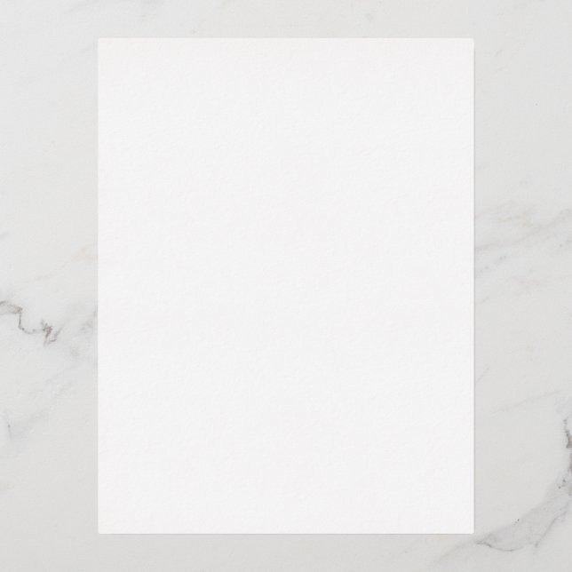  Create Your Own custom personalized Foil Holiday Postcard (Front)