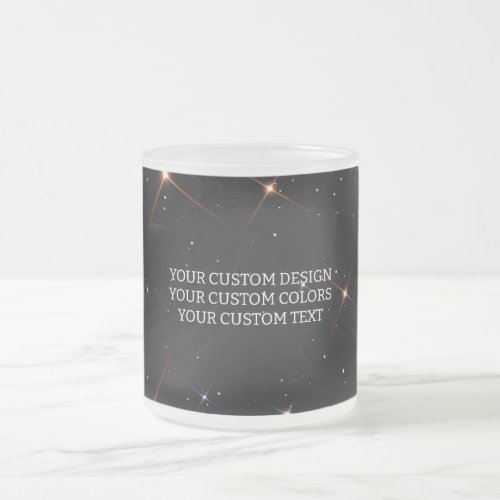 Create Your Own Custom Personalized Frosted Glass Coffee Mug