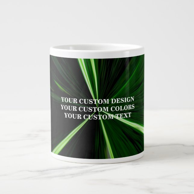 Create Your Own Custom Personalized Giant Coffee M Mug (Front)