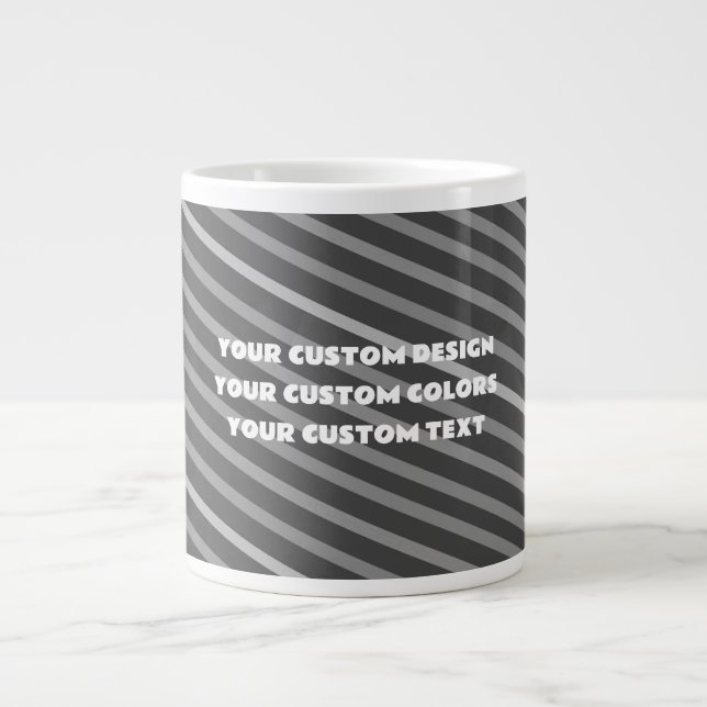 Create Your Own Custom Personalized Giant Coffee Mug (Front)