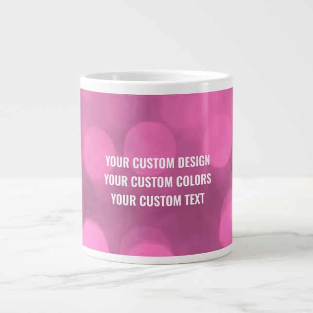 Create Your Own Custom Personalized Giant Coffee Mug (Front)