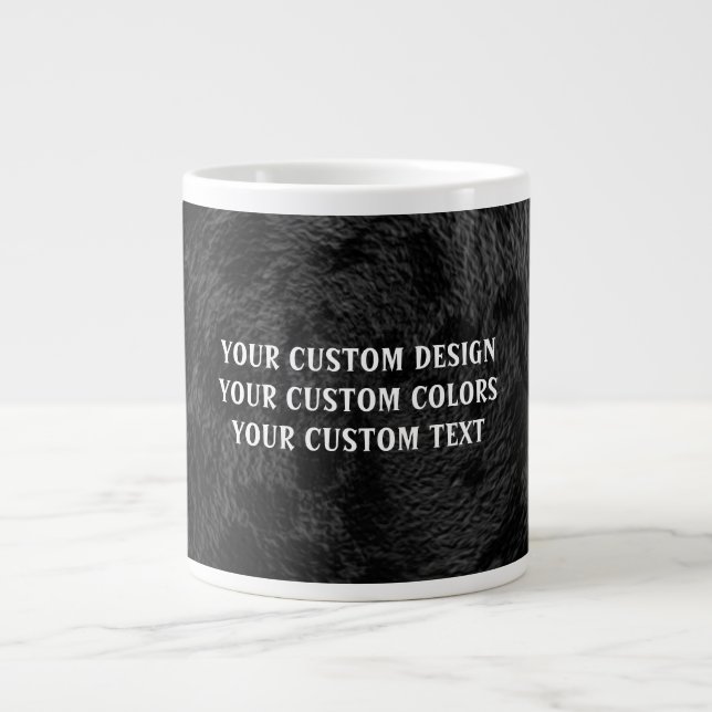 Create Your Own Custom Personalized Giant Coffee Mug (Front)