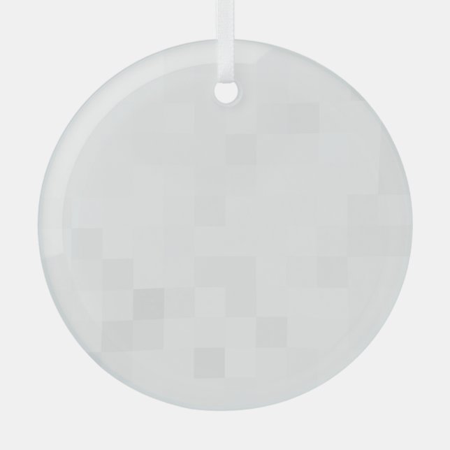 Create Your Own Custom Personalized Glass Ornament (Front)