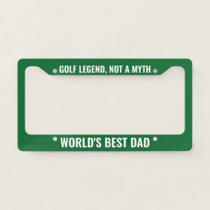 Create Your Own Custom Personalized Golfer DAD License Plate Frame