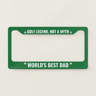 Create Your Own Custom Personalized Golfer DAD License Plate Frame