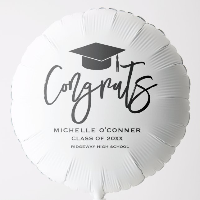 Create Your Own Custom Personalized Graduation Balloon (Front)