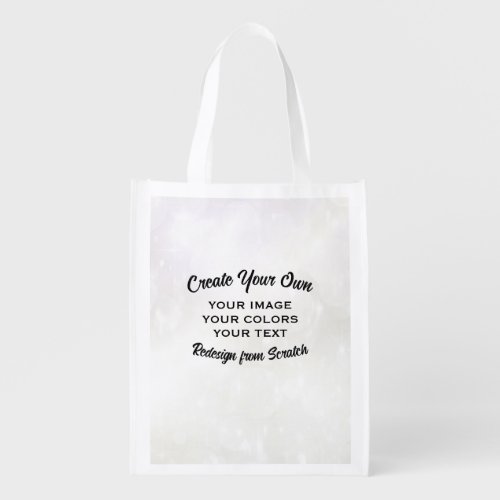 Create Your Own Custom Personalized Grocery Bag