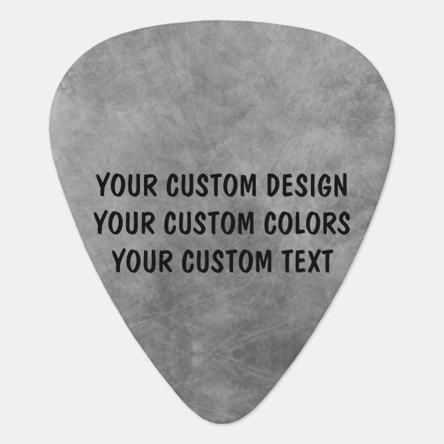 Create Your Own Custom Personalized Guitar Pick (Front)