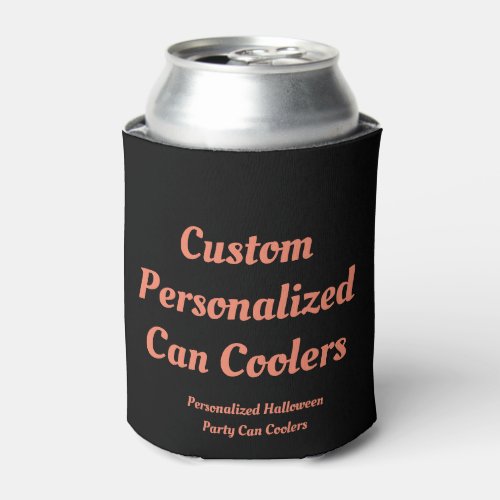 Create Your Own Custom Personalized Halloween Beer Can Cooler