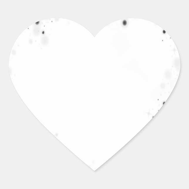 Create Your Own Custom Personalized Heart Sticker (Front)