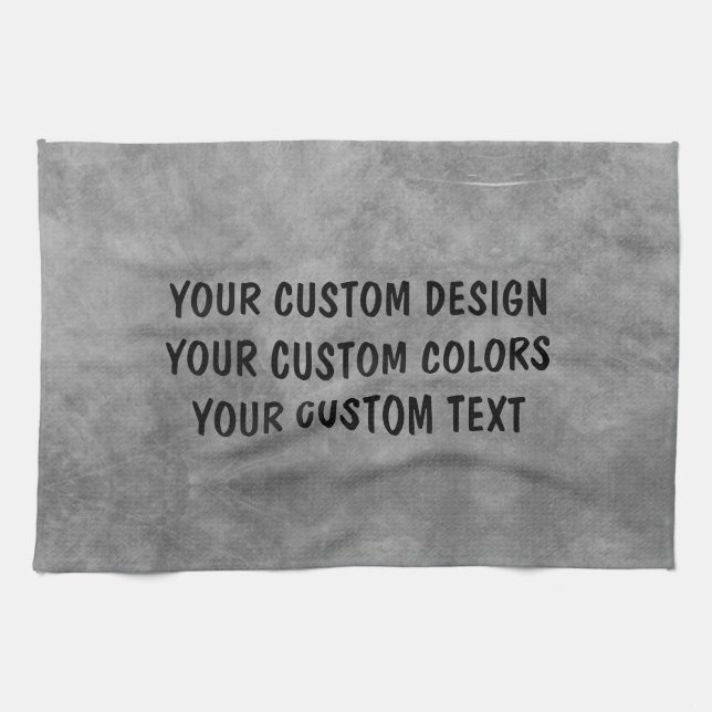Create Your Own Custom Personalized Kitchen Towel (Horizontal)