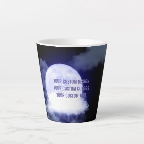 Create Your Own Custom Personalized Latte Mug