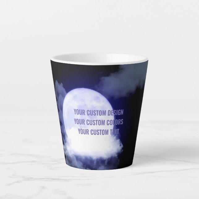 Create Your Own Custom Personalized Latte Mug (Front)