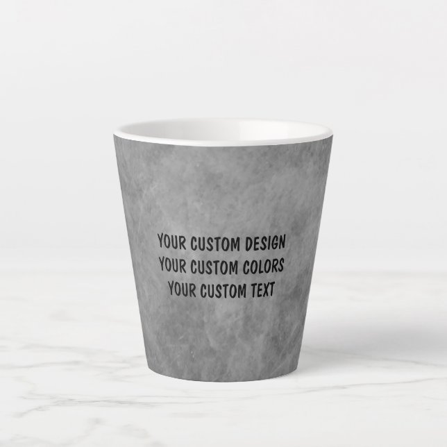 Create Your Own Custom Personalized Latte Mug (Front)