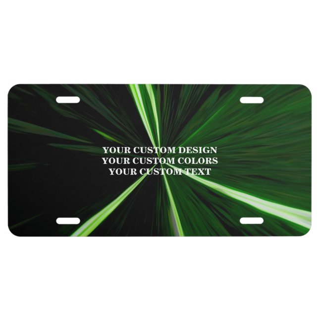 Create Your Own Custom Personalized License Plate (Front)