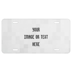 Create Your Own Custom Personalized License Plate