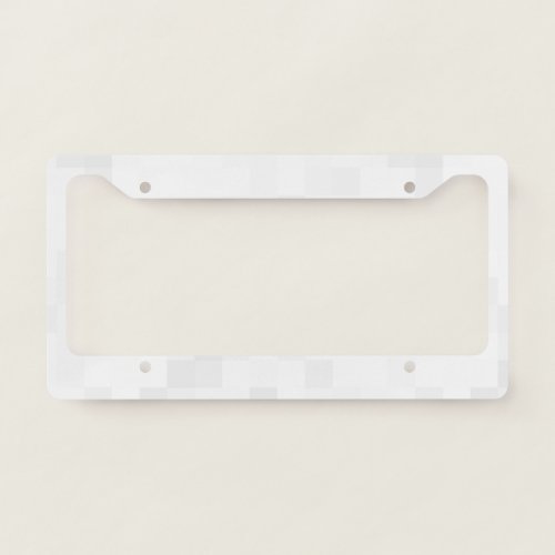 Create Your Own Custom Personalized License Plate Frame