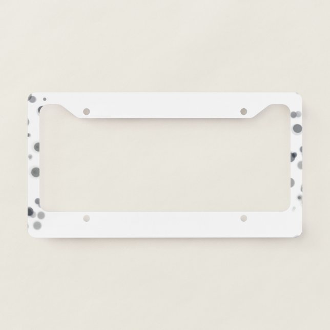 Create Your Own Custom Personalized License Plate Frame (Front)