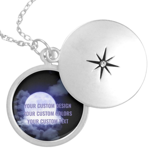 Create Your Own Custom Personalized Locket Necklace (Front)