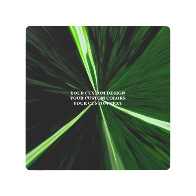 Create Your Own Custom Personalized Metal Print (Front)