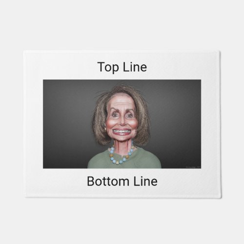 Create Your Own Custom Personalized Nancy Pelosi Doormat