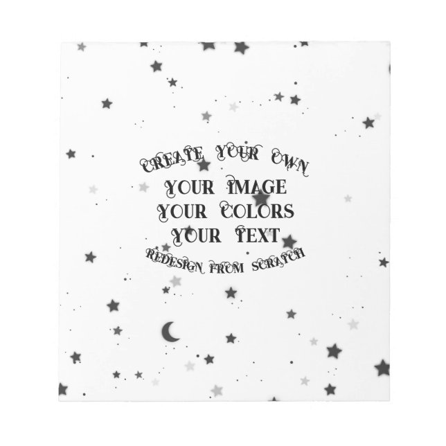 Create Your Own Custom Personalized Notepad (Front)