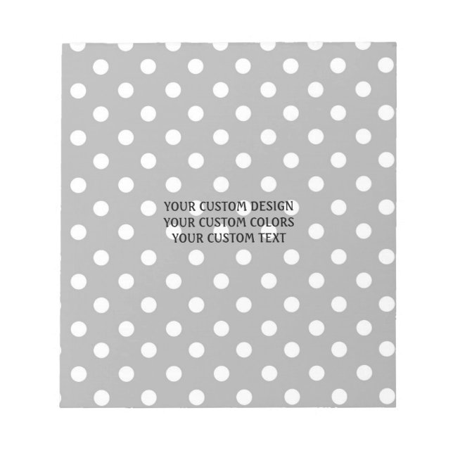 Create Your Own Custom Personalized Notepad (Front)