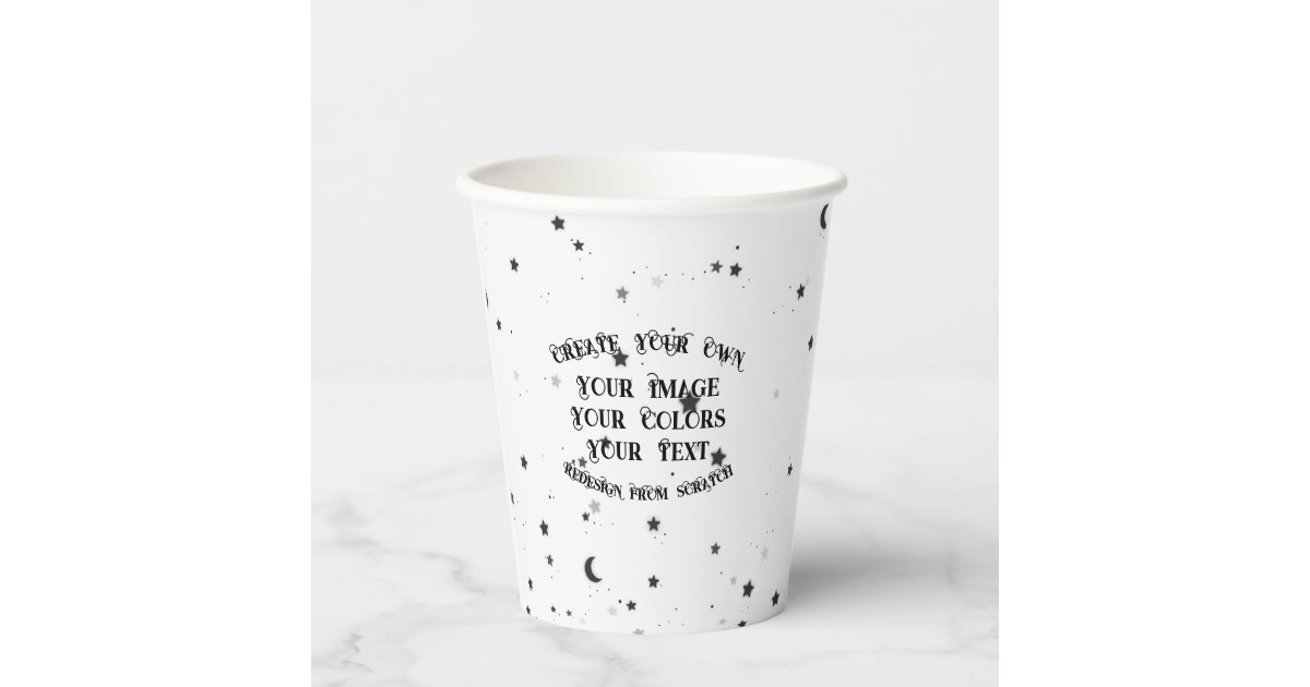 Create Your Own Custom Personalized Paper Cups | Zazzle