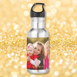 Create Your Own Custom Personalized Photo Durable Stainless Steel Water Bottle