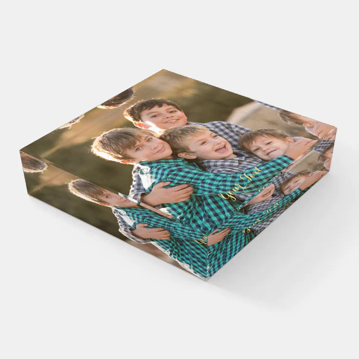 Create Your Own Custom Personalized Photo Office Paperweight Zazzle