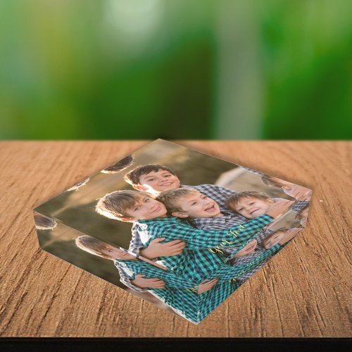 Create Your Own Custom Personalized Photo Office Paperweight