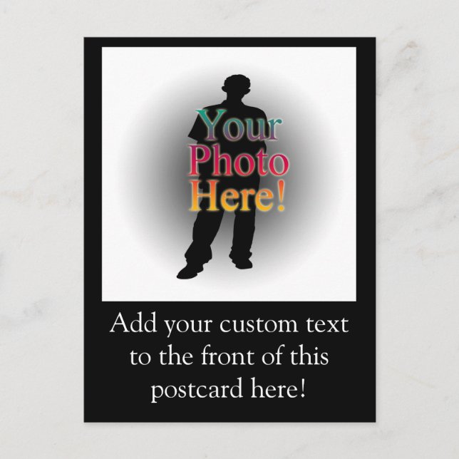 Create Your Own Custom Personalized Photo Postcard (Front)