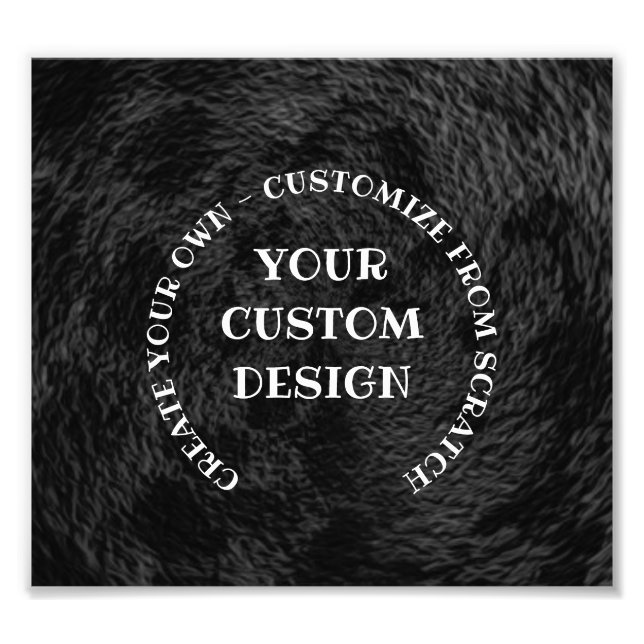 Create Your Own Custom Personalized Photo Print (Front)