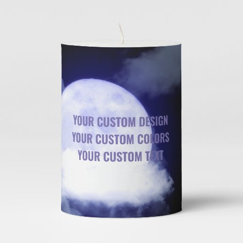 Create Your Own Custom Personalized Pillar Candle