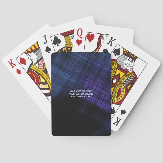 Create Your Own Custom Personalized Poker Cards (Back)