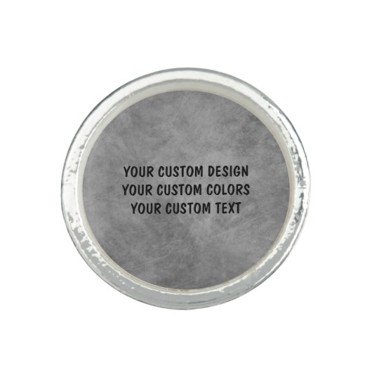 Create Your Own Custom Personalized Ring (Front)