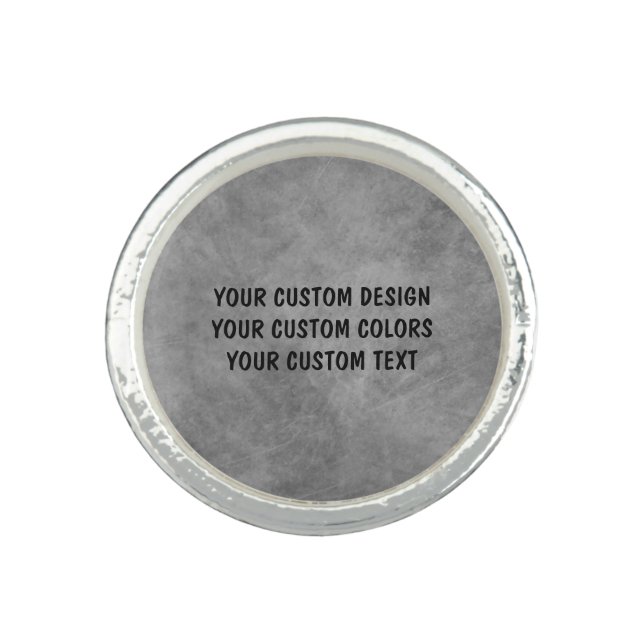 Create Your Own Custom Personalized Ring (Front)