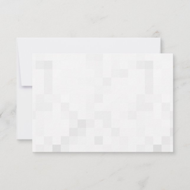 Create Your Own Custom Personalized RSVP Card (Front)